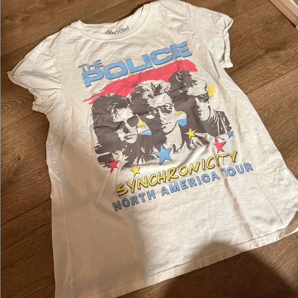 Recycled Karma White Graphic Tee